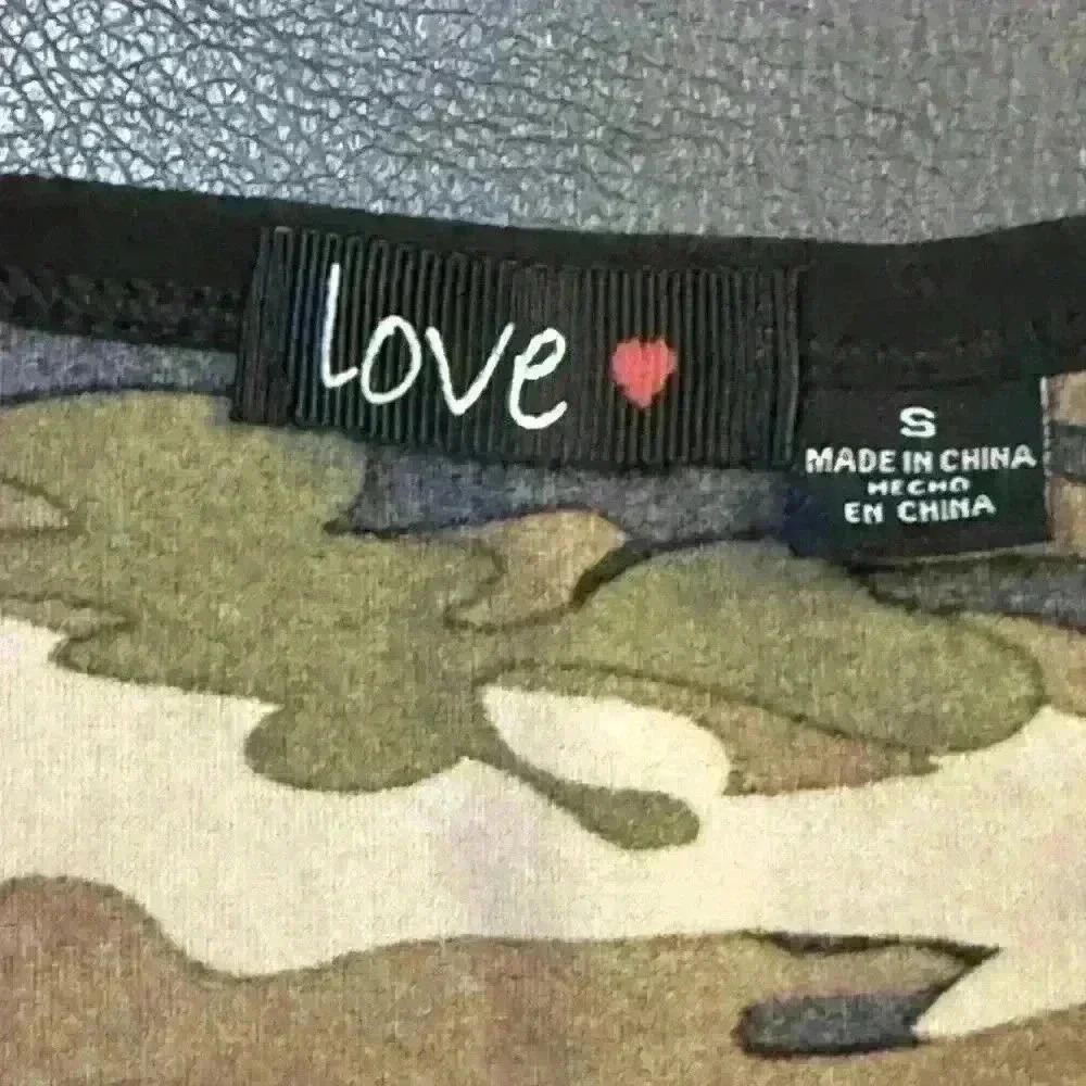Love “82 NYC LOVE” Camo Jersey Dress - Picture 5 of 5